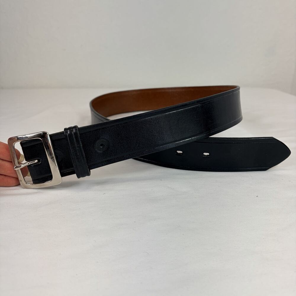 Don Hume Leather Waist Belt Black Size 36 Men’s classic, dress belt, Miami B111